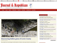Tablet Screenshot of journalandrepublican.com